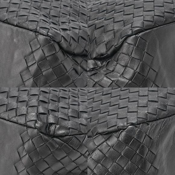 Bottega Veneta Tote Bag Intrecciato Lambskin Black Ladies Bag Brand [shipping - Picture 6 of 10
